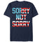 Men's Lost Gods Fourth of July  American Sorry Not Sorry T-Shirt
