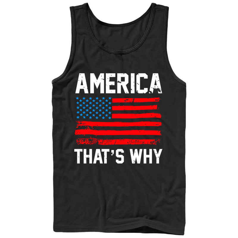 Men's Lost Gods Fourth of July  America That's Why Tank Top