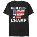 Men's Lost Gods Fourth of July  Pong American Flag Cup T-Shirt