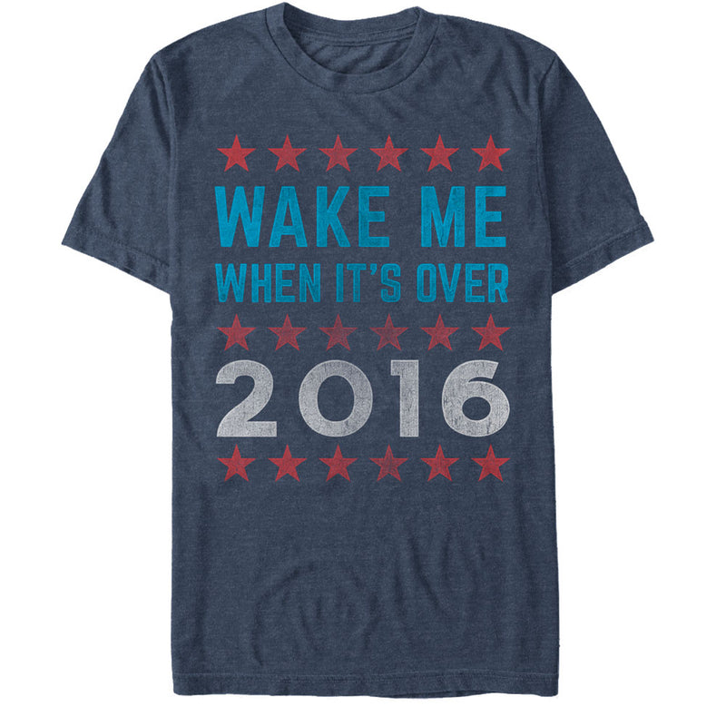 Men's Lost Gods Election Wake Me When It's Over 2016 T-Shirt