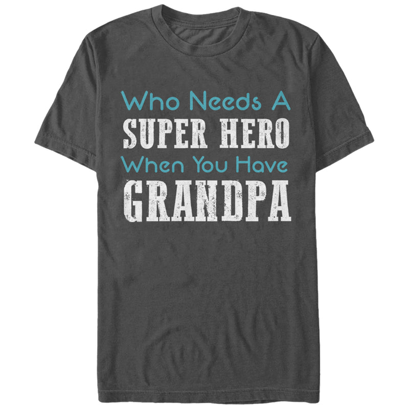 Men's Lost Gods Superhero Grandpa T-Shirt