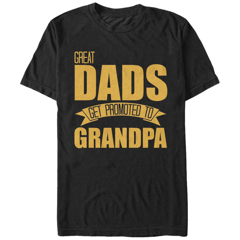 Men's Lost Gods Great Dads Promoted to Grandpa T-Shirt