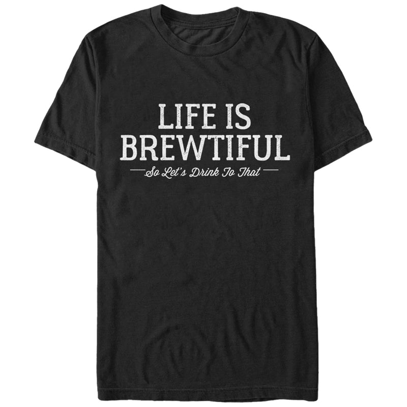 Men's Lost Gods Life is Brewtiful T-Shirt