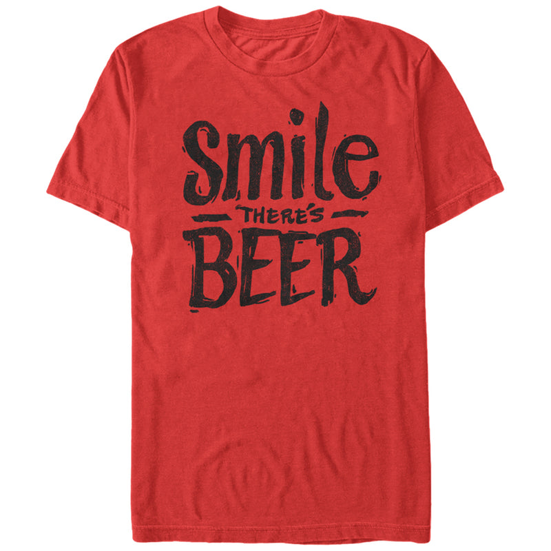 Men's Lost Gods Smile There's Beer T-Shirt