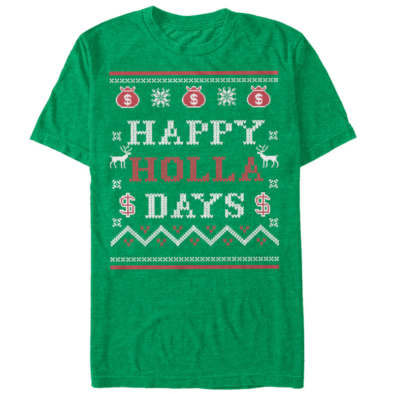 Men's Lost Gods Ugly Christmas Holla Days T-Shirt