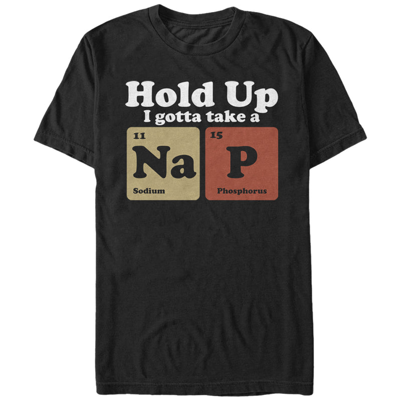 Men's Lost Gods Periodic Table Gotta Nap T-Shirt