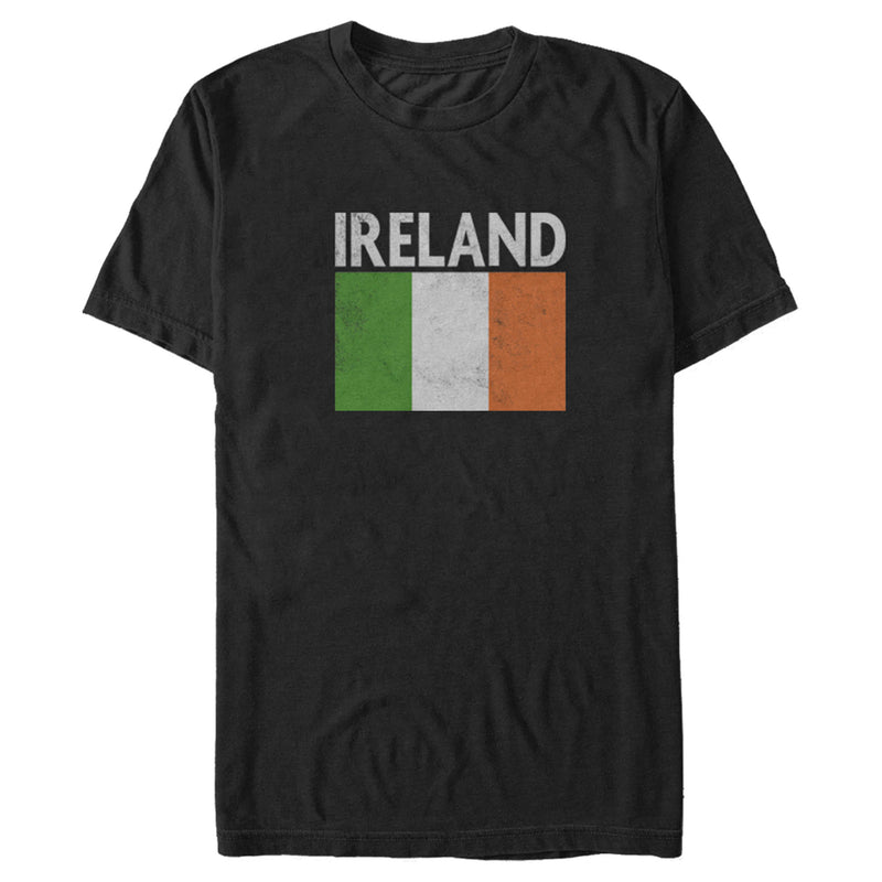 Men's Lost Gods St. Patrick's Day Distressed Irish Flag T-Shirt