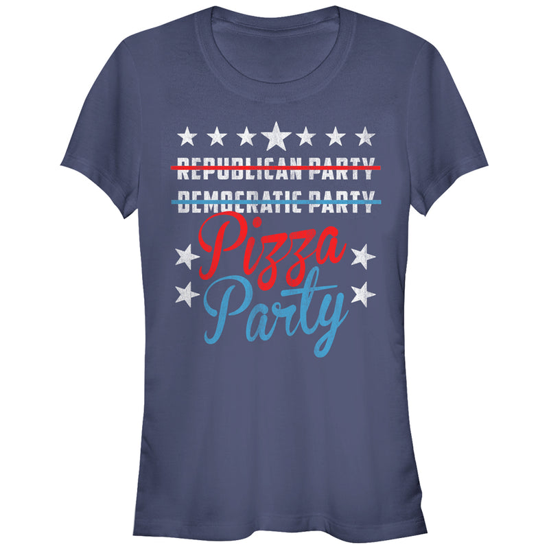 Junior's Lost Gods Pizza Party Politics T-Shirt