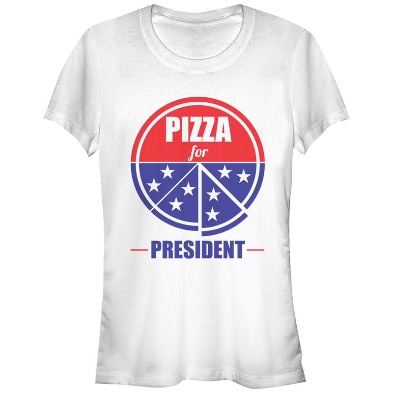 Junior's Lost Gods Pizza for President T-Shirt