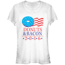 Junior's Lost Gods Vote Donuts and Bacon T-Shirt