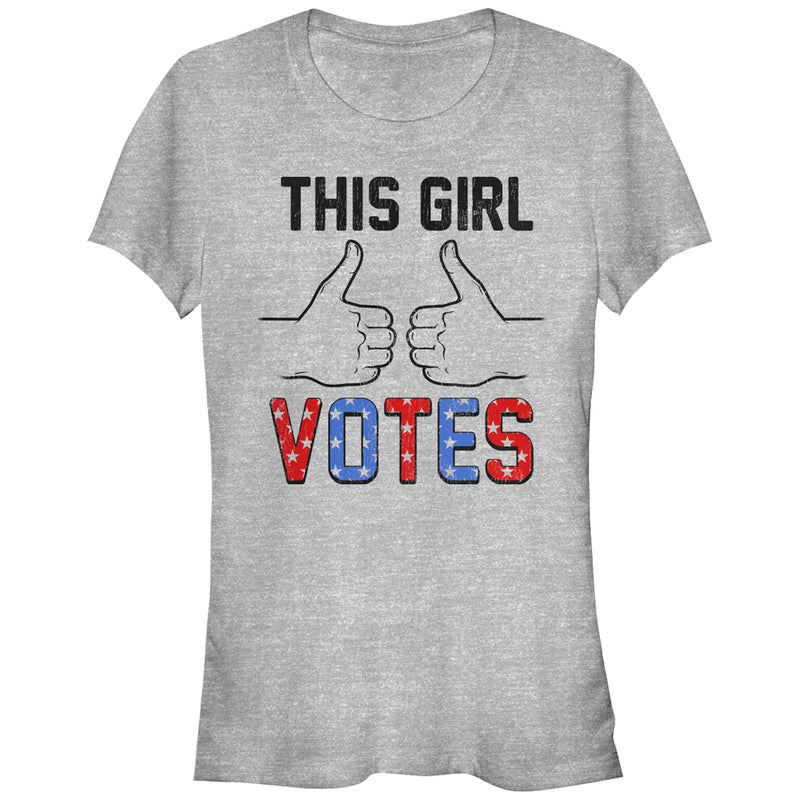 Junior's Lost Gods This Girl Votes T-Shirt
