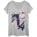Women's Lost Gods United States 77 Basketball Scoop Neck