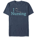 Men's CHIN UP I Love Nursing Stethoscope T-Shirt