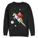 Men's Lost Gods Ugly Christmas Santa Unicorn Sweatshirt