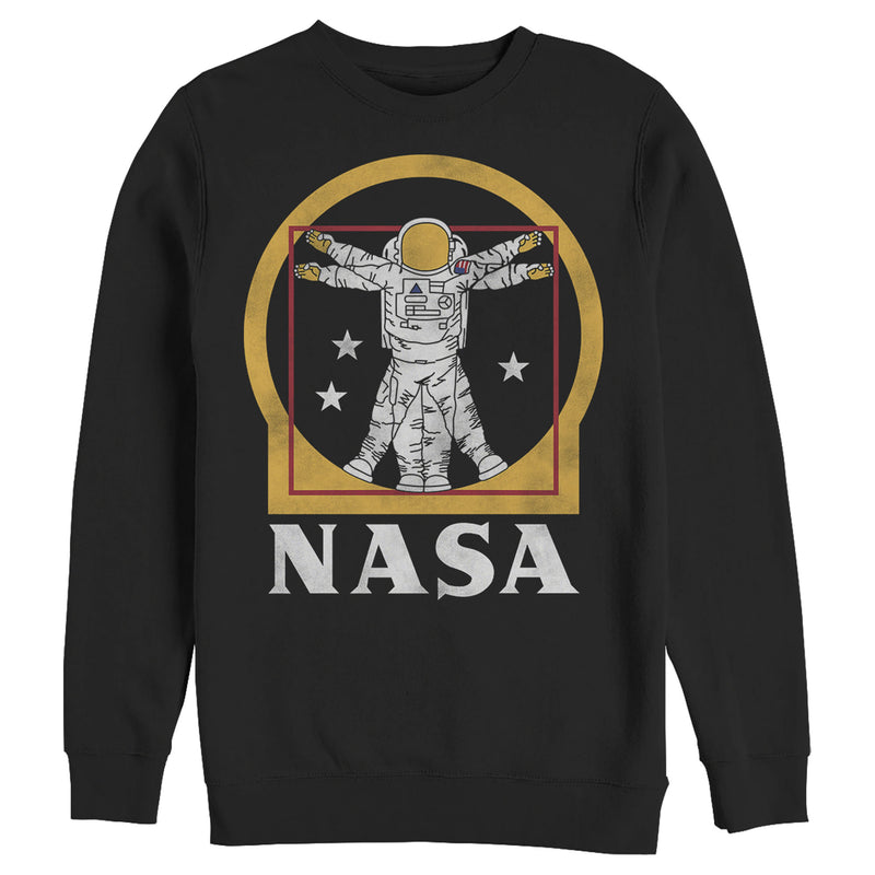 Men's NASA Da Vinci Astronaut Logo Sweatshirt