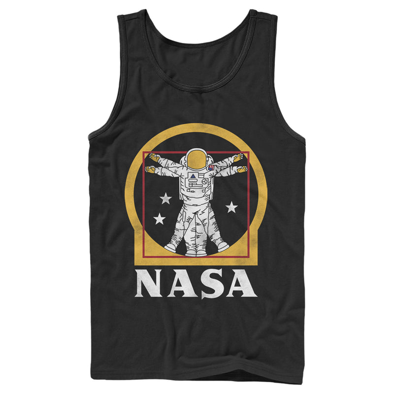 Men's NASA Da Vinci Astronaut Logo Tank Top