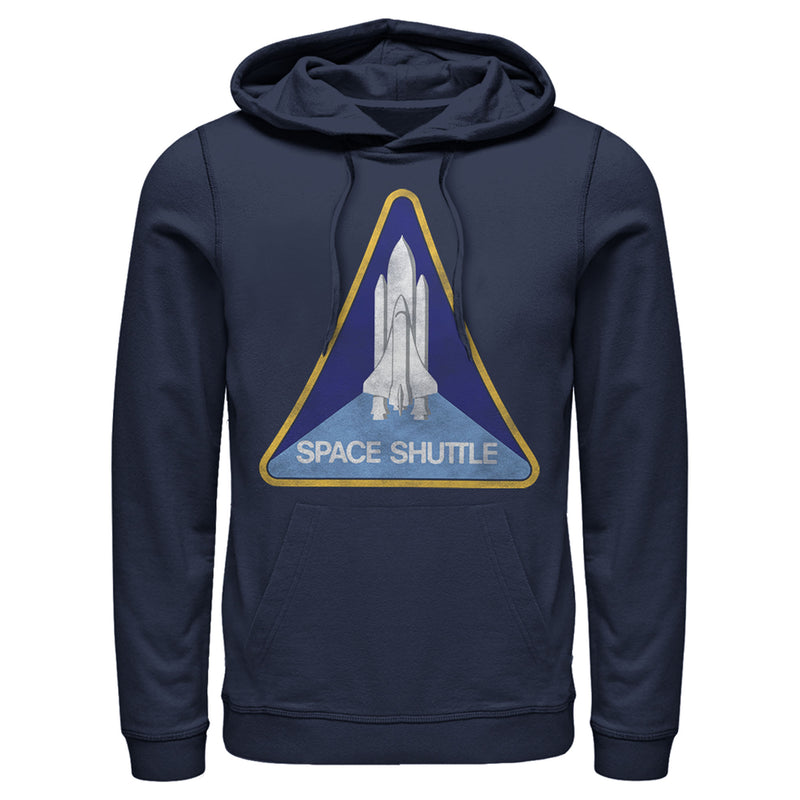 Men's NASA Space Shuttle Triangle Emblem Pull Over Hoodie