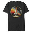 Men's NASA Shuttle Launch Into Rainbow T-Shirt