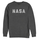 Men's NASA Flat Text Simple Logo Sweatshirt