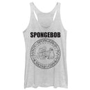 Women's SpongeBob SquarePants Emblem Racerback Tank Top