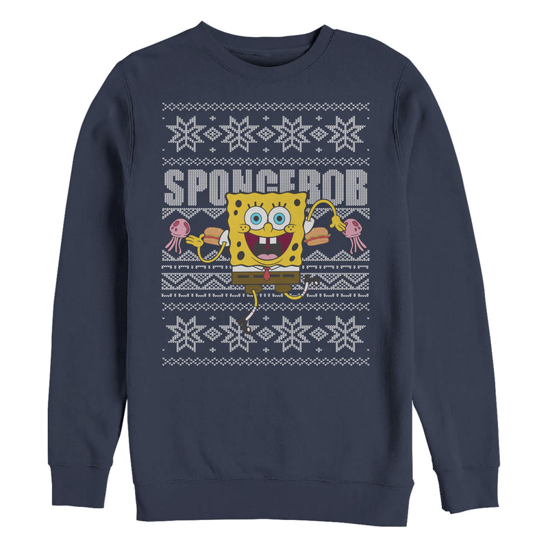Men's SpongeBob SquarePants Ugly Christmas Sweater Sweatshirt