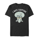 Men's SpongeBob SquarePants Squidward Hates Everyone T-Shirt