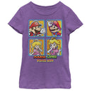 Girl's Nintendo Mario and Luigi Paper Jam Princess Peach T-Shirt