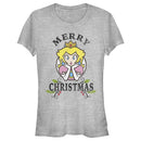 Junior's Nintendo Christmas Princess Peach T-Shirt