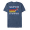 Men's Nintendo Super Mario Rainbow Stripes T-Shirt