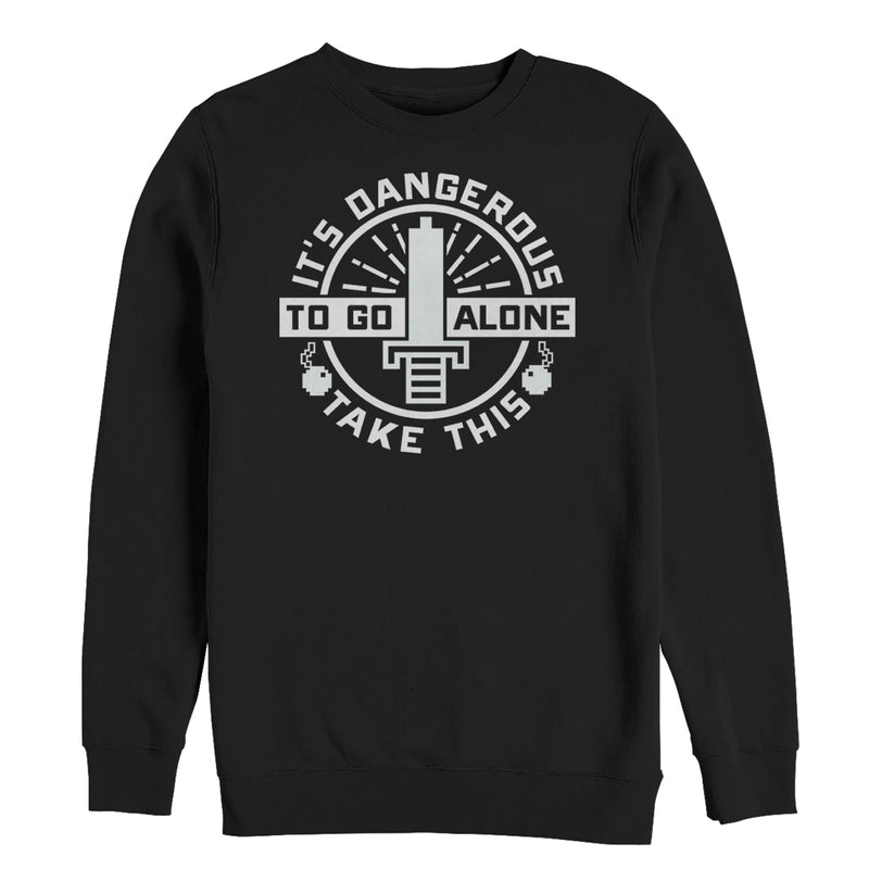 Men's Nintendo Legend of Zelda Dangerous Take This Sweatshirt