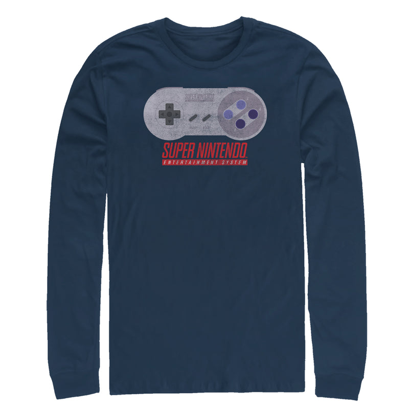 Men's Nintendo SNES Controller Long Sleeve Shirt