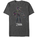 Men's Nintendo Legend of Zelda Rainbow Dot Link T-Shirt