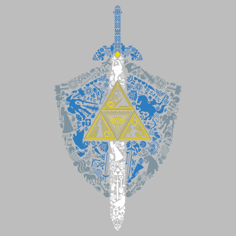 Men's Nintendo Legend of Zelda Hidden Pattern T-Shirt