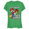 Junior's Nintendo Christmas Mario All I Want Are Video Games T-Shirt