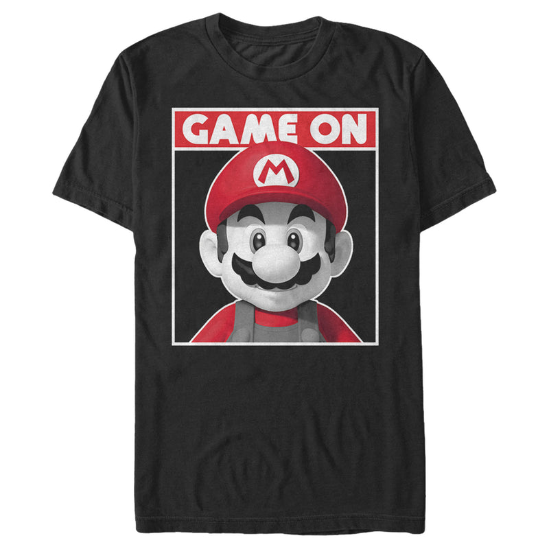 Men's Nintendo Game On Mario T-Shirt