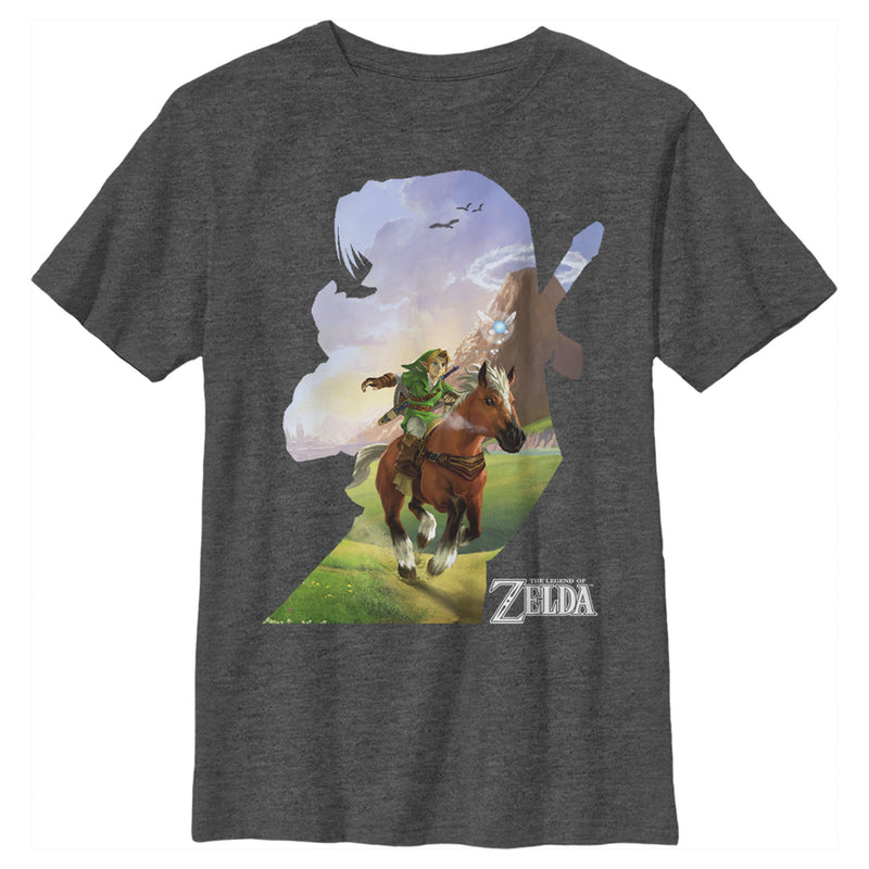 Boy's Nintendo Legend of Zelda Link Silhouette T-Shirt