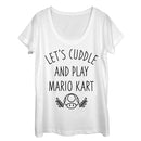 Women's Nintendo Cuddle & Play Mario Kart Scoop Neck
