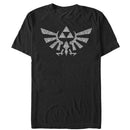 Men's Nintendo Legend of Zelda Hylian Crest Hidden Pattern T-Shirt
