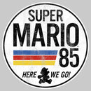 Men's Nintendo Super Mario Retro Rainbow Ring Sweatshirt