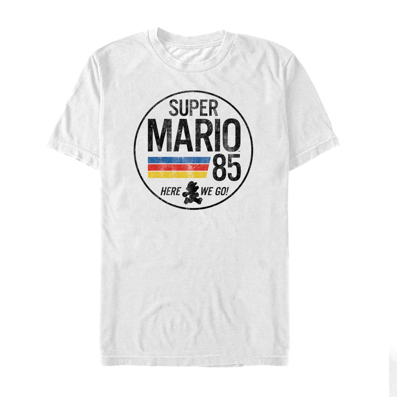 Men's Nintendo Super Mario Retro Rainbow Ring T-Shirt