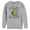 Men's Nintendo Super Mario Yoshi St. Patrick's Lucky and Cute Sweatshirt