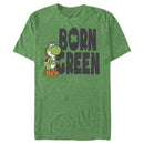 Men's Nintendo Super Mario Yoshi St. Patrick's Born T-Shirt