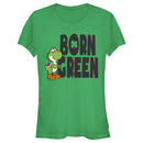 Junior's Nintendo Super Mario Yoshi St. Patrick's Born T-Shirt