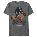 Men's Nintendo Mario Ornate Pattern T-Shirt