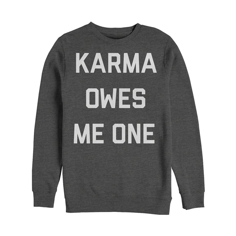 Women's Peaceful Warrior Karma Owes Me One Sweatshirt