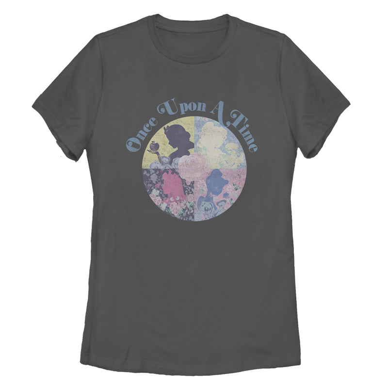 Women's Disney Princesses Once Upon a Time Profile T-Shirt