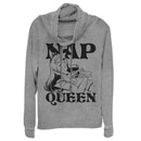 Junior's Sleeping Beauty Aurora Nap Queen Cowl Neck Sweatshirt