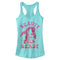 Junior's Beauty and the Beast Groovy Silhouette Racerback Tank Top