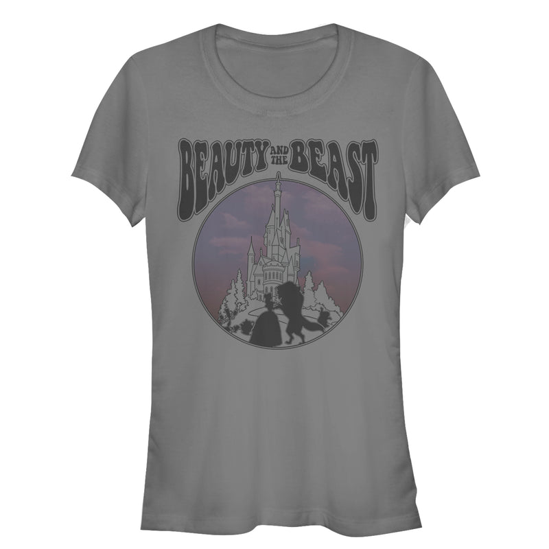 Junior's Beauty and the Beast Castle T-Shirt