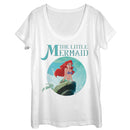 Women's The Little Mermaid Ariel Wave Scoop Neck